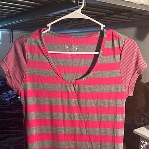 Just Love Grey/Pink Maxi Dress size M womens